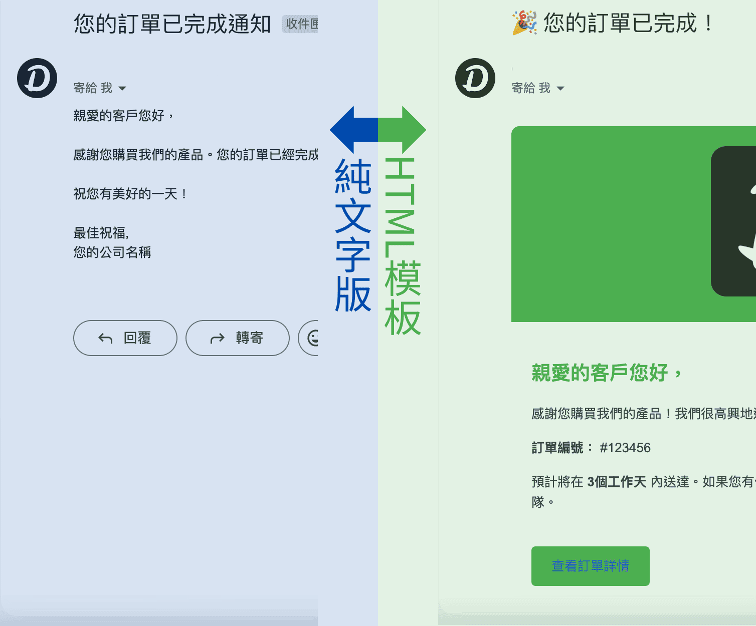 googleappscript-html_vs_plain_text
