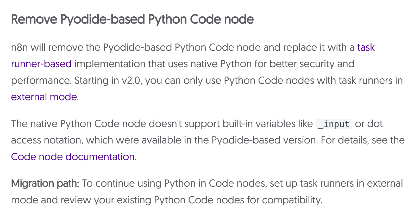 Python Code Node 新舊語法差異