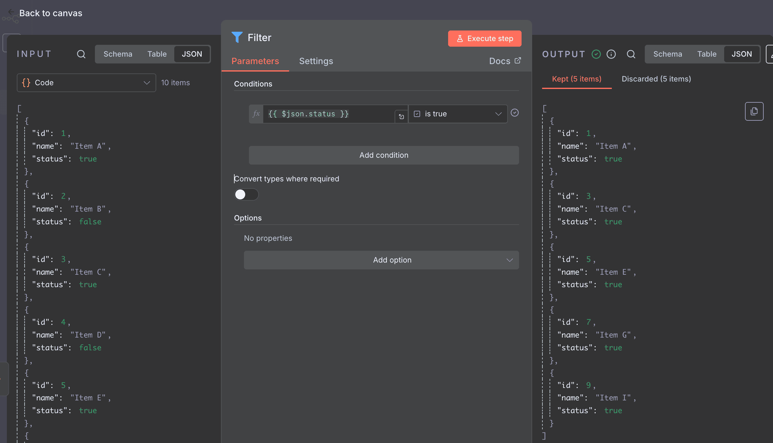 n8n_filter-demo_filter_data_by_status_true