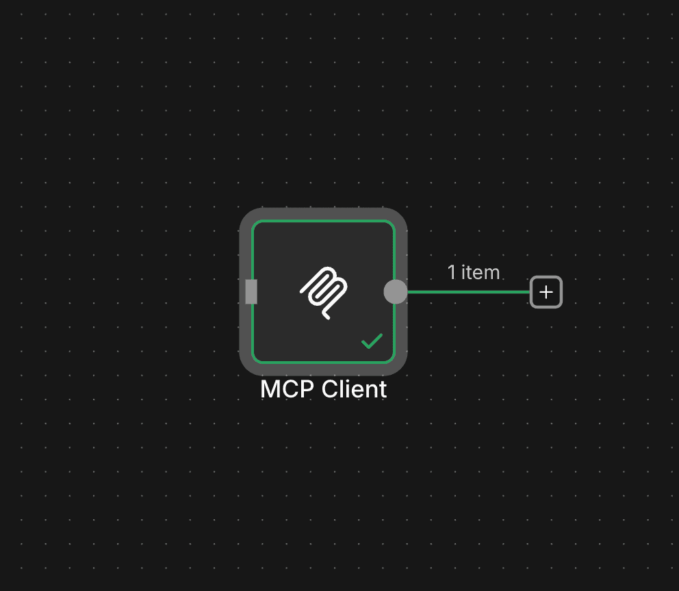 n8n 1.122.0 新增的 MCP Client Node 節點設定畫面