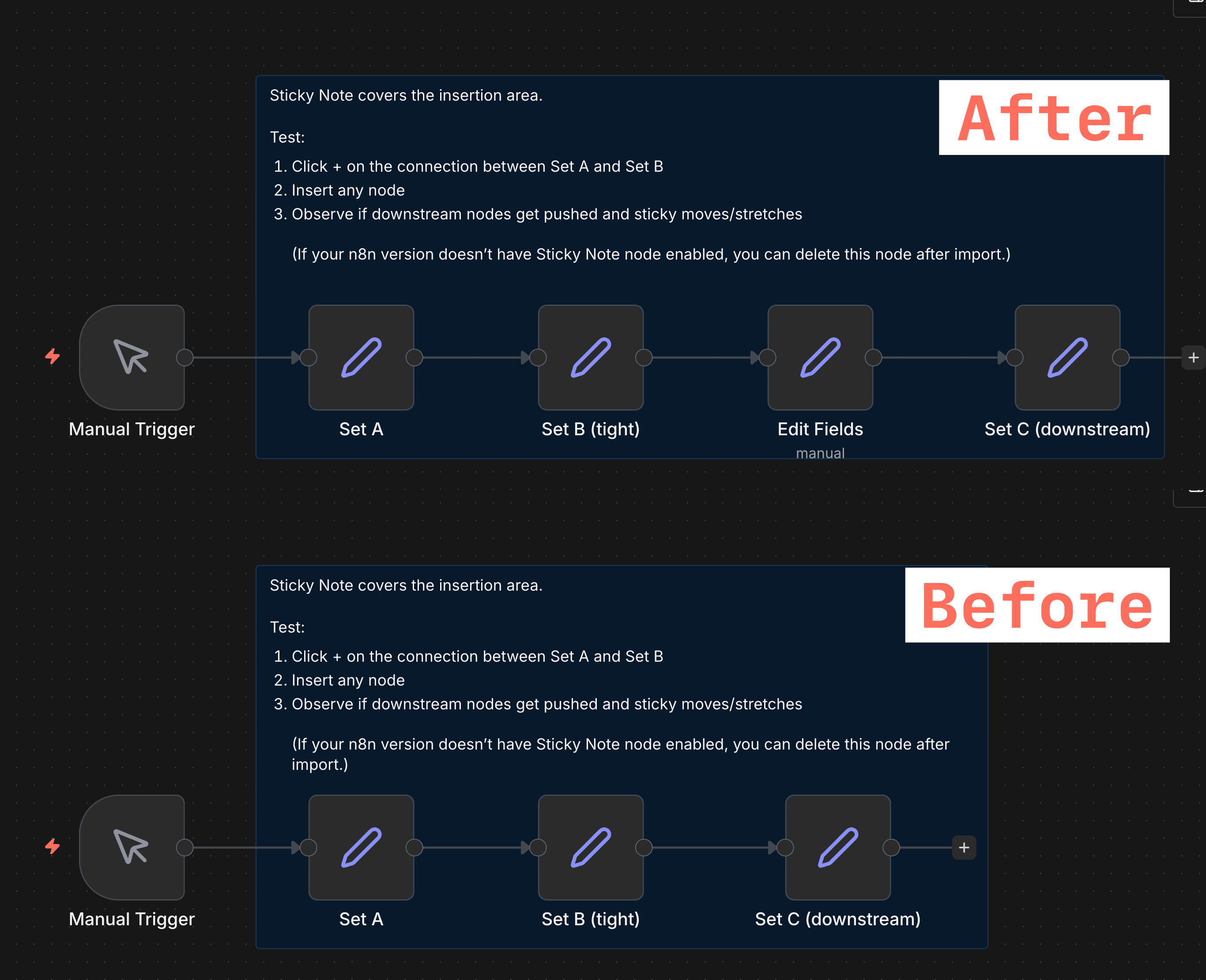 n8n 編輯器新增節點重疊偵測功能